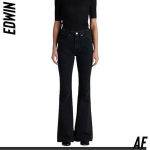 FREE PEOPLE BY EDWIN THE CHRISSY FLARE JEANS IN BLACK SIZE 32-NOT NEW